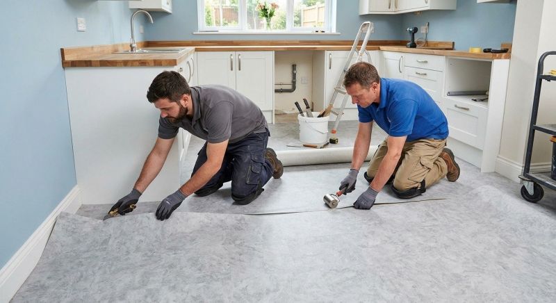 Sheet Linoleum Installation in South Dartmouth, MA