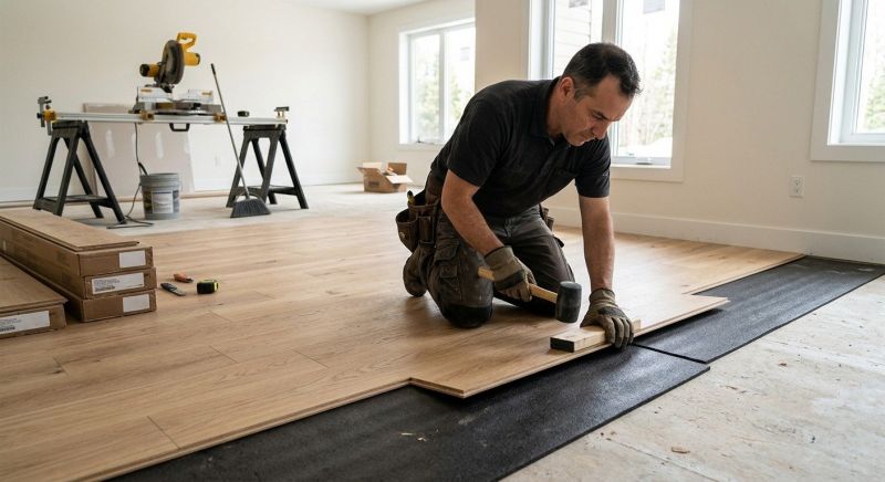Engineered Wood Installation in Middleboro, MA