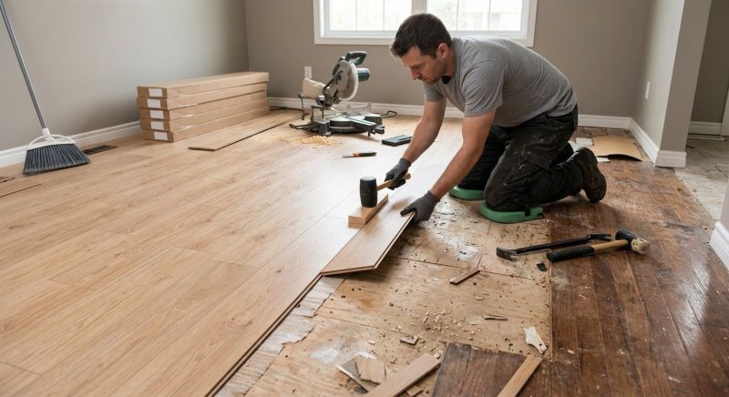Laminate Floor Installation in Bridgewater, MA