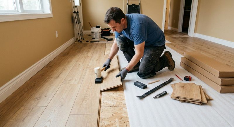 Laminate Floor Remodeling in Middleboro, MA