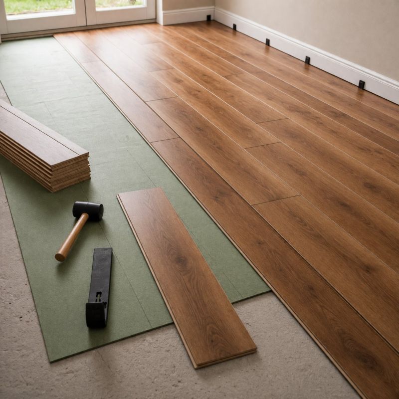 Laminate Floor Replacement in Stoughton, MA
