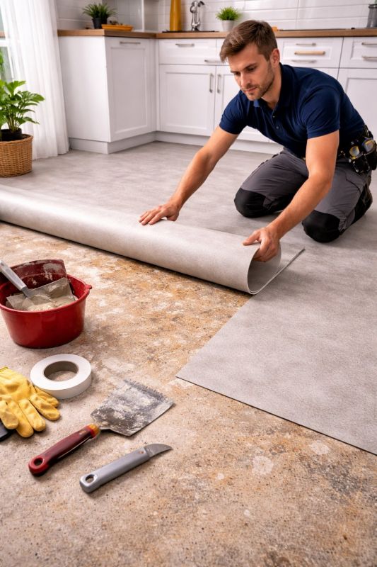 Linoleum Floor Installation in Bristol County, RI