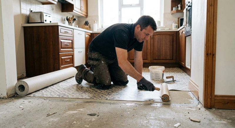 Linoleum Floor Installation in Canton, MA