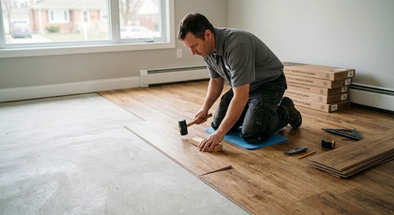 Linoleum Floor Installation in Middleboro, MA