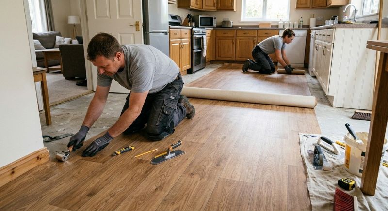 Linoleum Flooring Replacement in Middleboro, MA