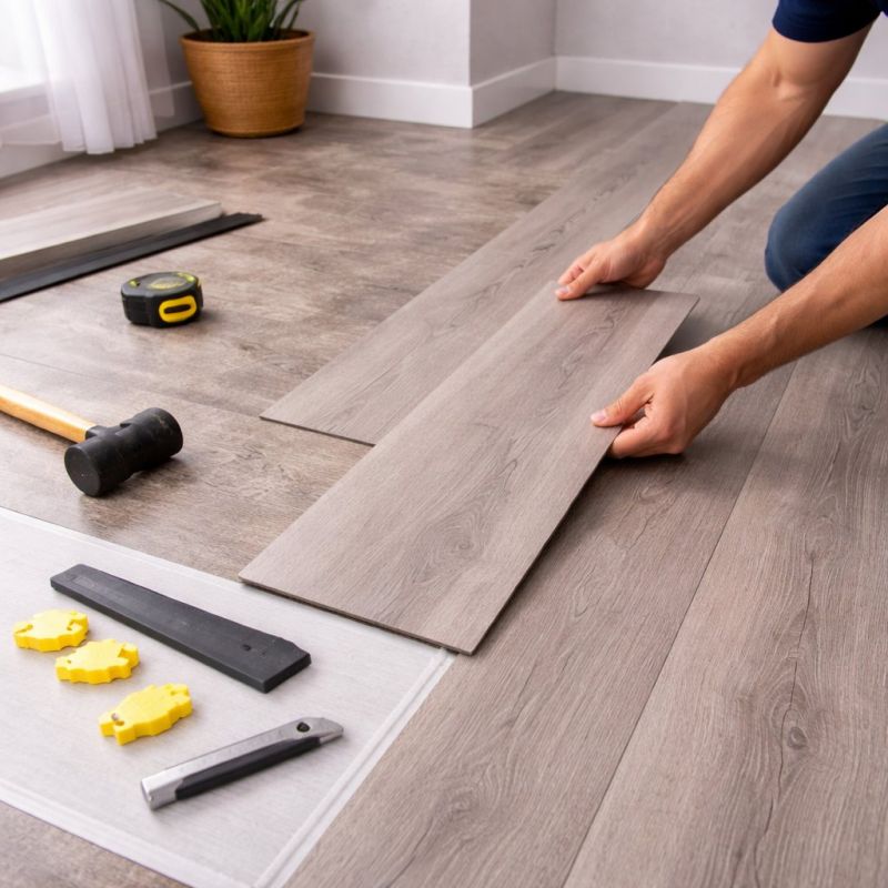 Luxury Vinyl Tile Installation in Berkley, MA
