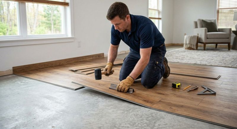 Luxury Vinyl Tile Installation in Middleboro, MA