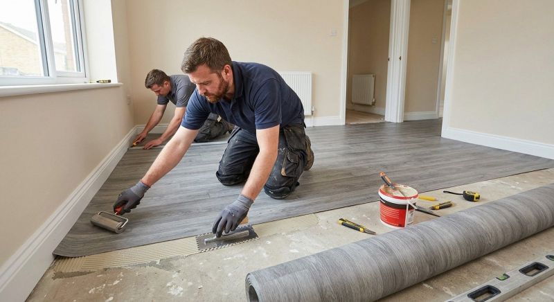 Sheet Flooring Installation in Plymouth, MA