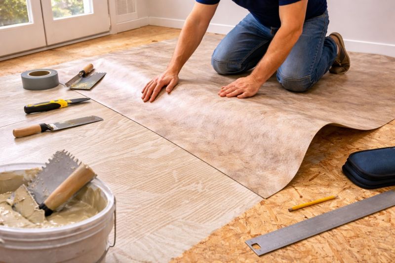 Sheet Flooring Installation in Rockland, MA