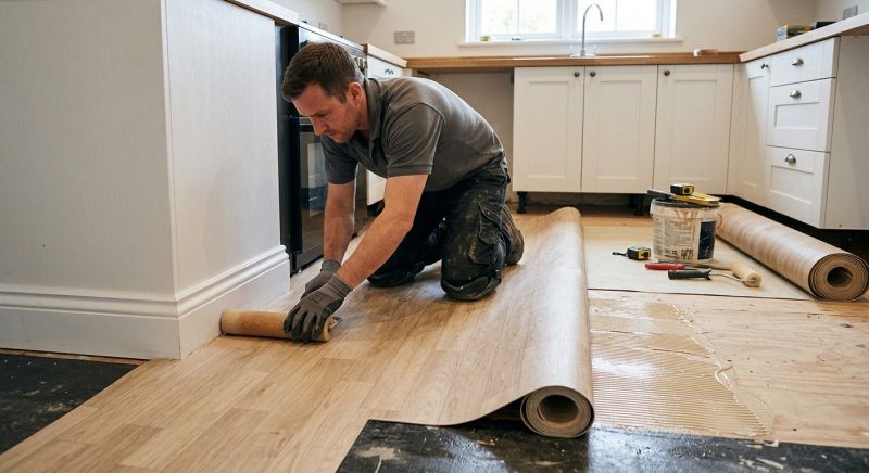 Sheet Linoleum Installation in Fairhaven, MA