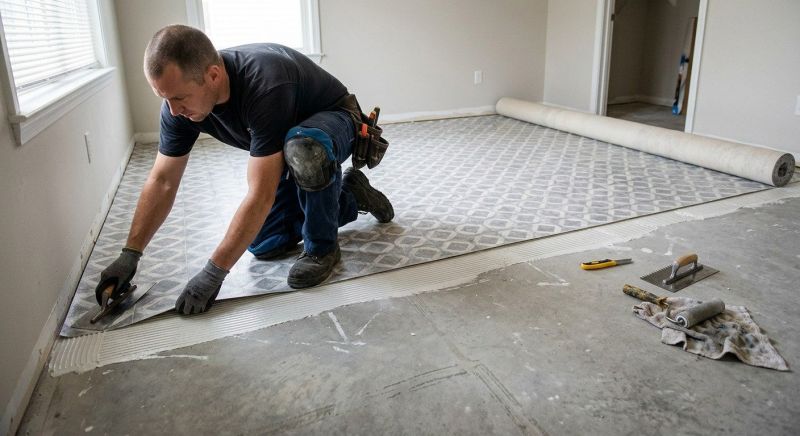 Sheet Vinyl Installation in Hanson, MA