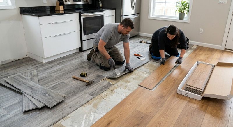 Vinyl Floor Replacement in Middleboro, MA
