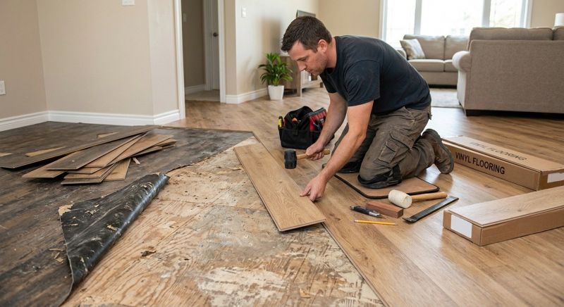 Vinyl Flooring Installation in North Easton, MA