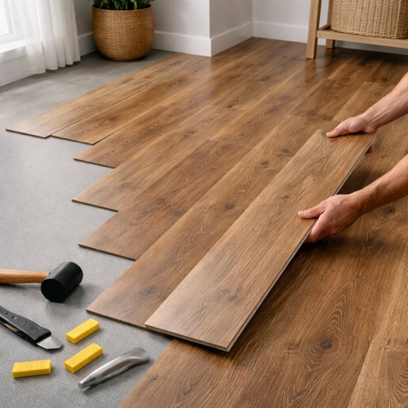 Vinyl Plank Floor Installation in Middleboro, MA