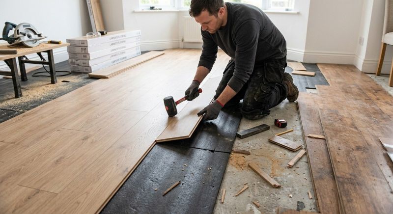 Laminate Floor Replacement in South Walpole, MA